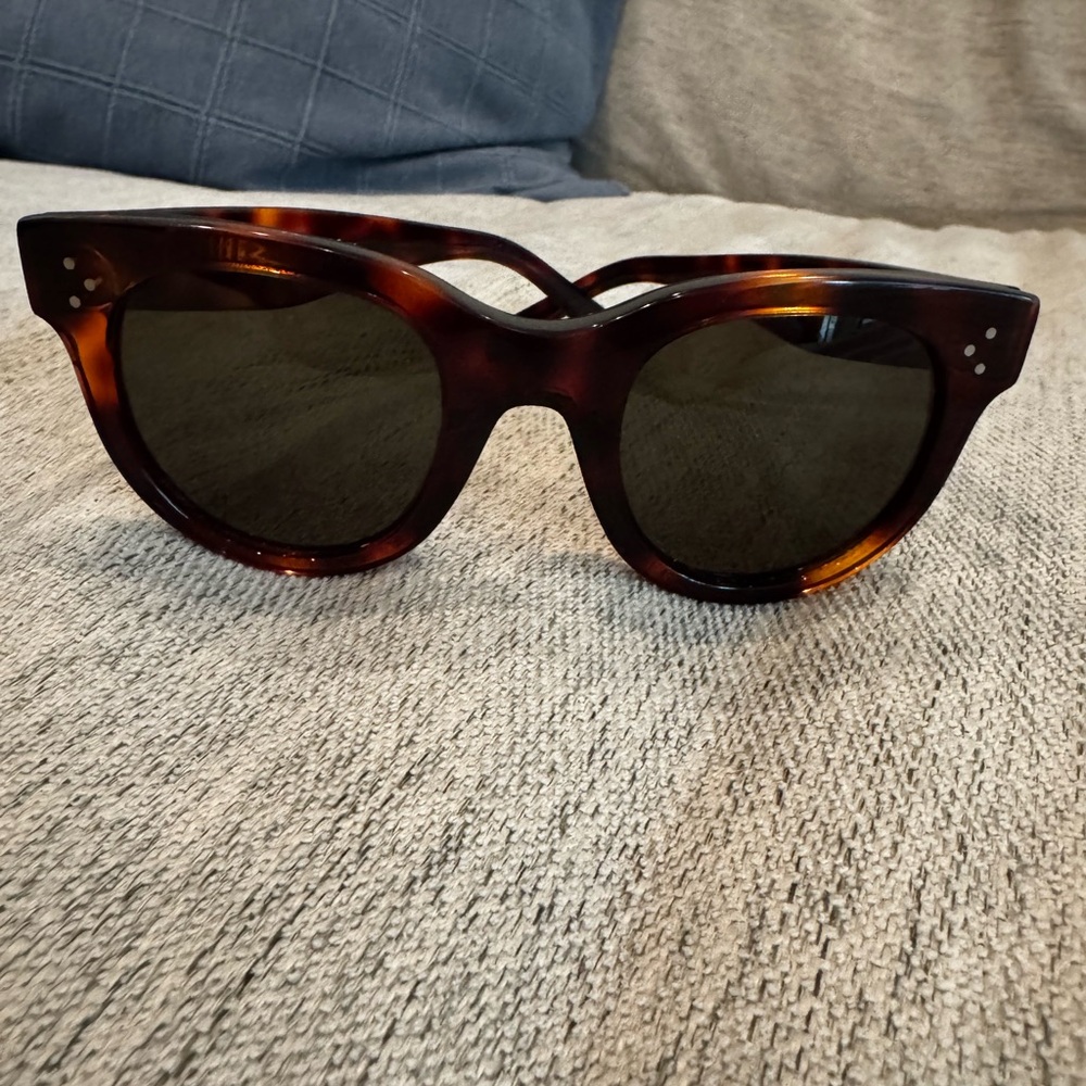Tortoiseshell Round Sunglasses - Unbranded